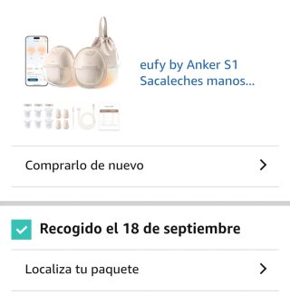 Sacaleches Eufy (Amazon)