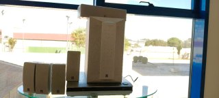 Home Cinema y reproductor de DVD Completo Beige/Bl