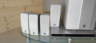 Home Cinema y reproductor de DVD Completo Beige/Bl