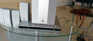 Home Cinema y reproductor de DVD Completo Beige/Bl