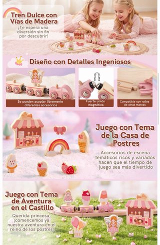 NUEVO! Tren Madera Niños
