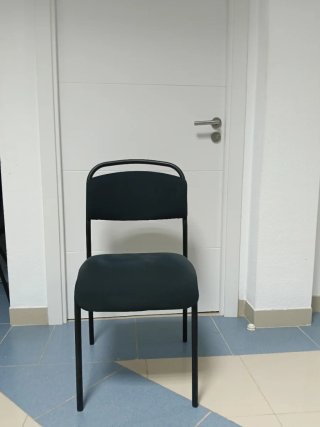 Sillas de oficina negras (2 unidades)