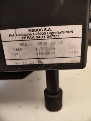 Cortadora de carne/huesos Medoc trifásica