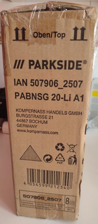 Remachadora Parkside PABNSG 20-Li A1