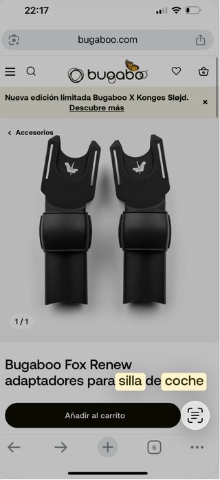 Bugaboo Fox 3 + Silla Coche Turtle