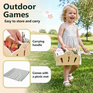 NUEVO! Juego Picnic Madera  Niños