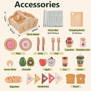 NUEVO! Juego Picnic Madera  Niños