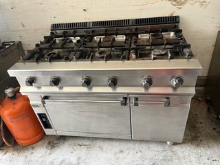 Cocina Repagas 6 fuegos + Horno