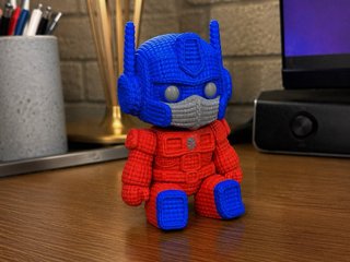 Figura Optimus Prime Tejido