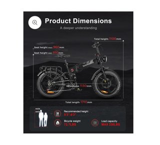 Bicicleta Eléctrica Plegable RIDGE FAT BIKE
