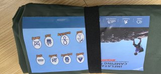 Colchón inflable camping poliéster