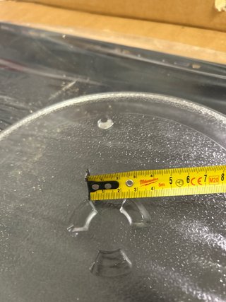 Plato  microondas cristal nuevo