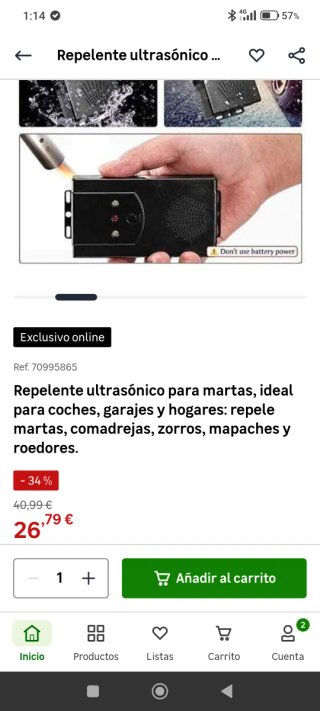 Repelente Ultrasónico Ratones