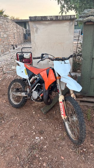 KTM SX 85 Motocross Naranja/Blanco