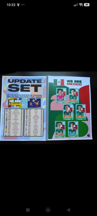 Álbum Cromos Mundial 2026 FIFA Update