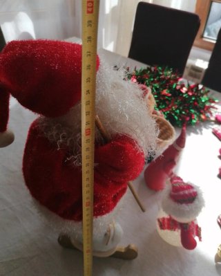 Lote Decoración Navidad Santa Claus Muñeco Nieve