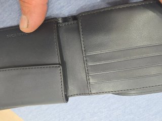 Cartera Michael Kors Azul y Gris original