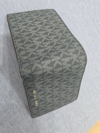 Cartera Michael Kors Azul y Gris original
