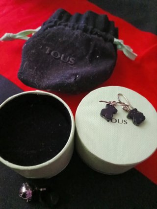 Pendientes Tous Oso Negro