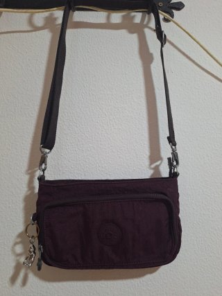 Bolso bandolera Kipling morado