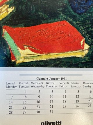 Lotto Calendari Olivetti
