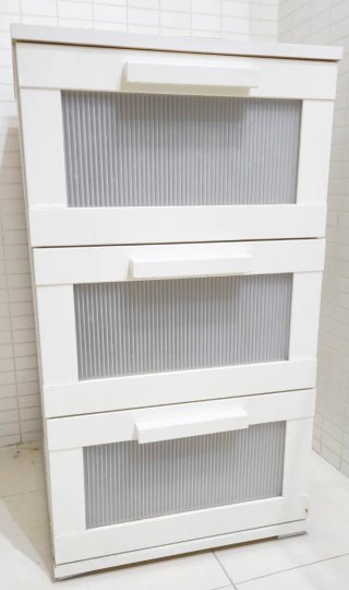 Cajonera de baño blanca