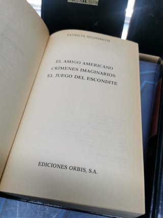 7 novelas, grandes maestros del crimen y misterio EDGAR WALLACE, RAYMOND CHANDLER, PATRICIA HIGHSMITH  y mas