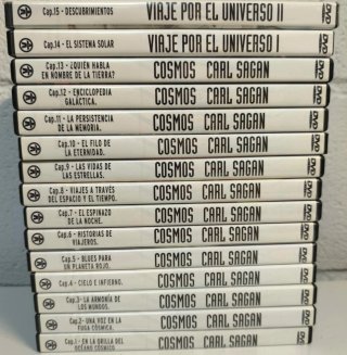 Colección Cosmos Carl Sagan 15 DVDs