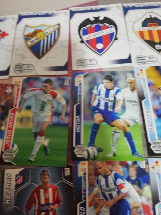 Lote 32 cromos Mega Crack 2005/2006