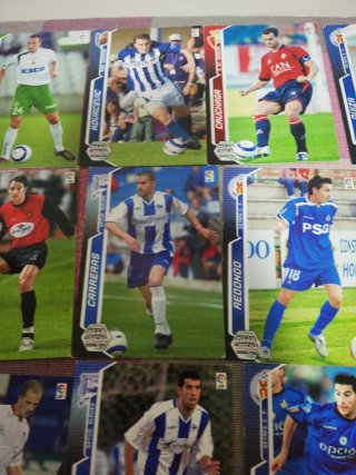 Lote 32 cromos Mega Crack 2005/2006