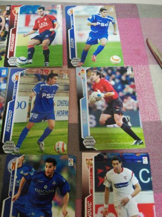 Lote 32 cromos Mega Crack 2005/2006