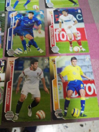 Lote 32 cromos Mega Crack 2005/2006