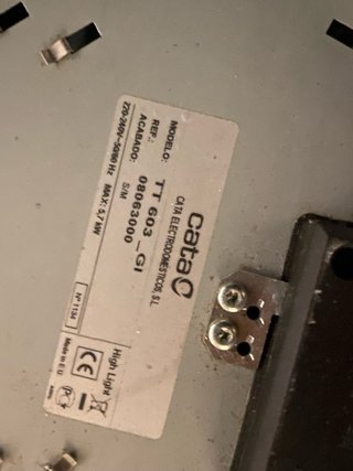 Vitrocerámica Cata TT 603