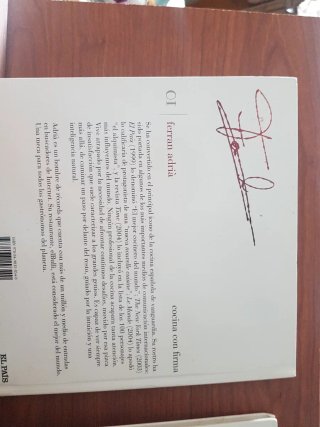 Libros Cocina con firma