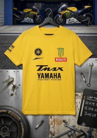 Maglietta Yamaha TMAX Factory Racing Gialla