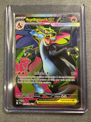 Carta Pokémon Mega Charizard X fuegos fantasmales