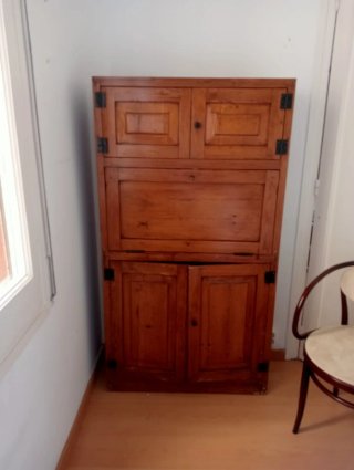 Armario antiguo escritorio madera