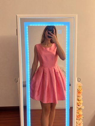 Vestido de cerimónia rosa