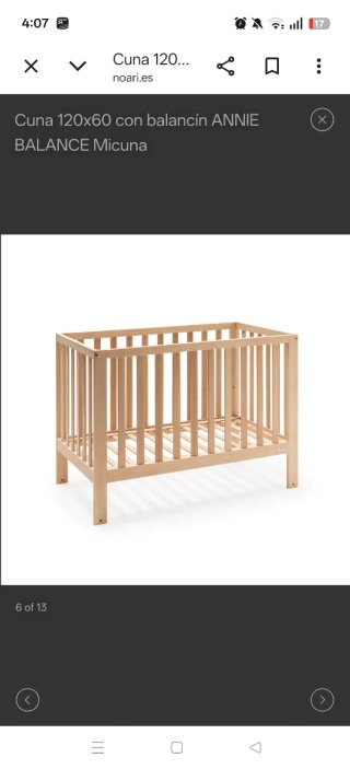 Cuna Micuna Annie Balance 120x60