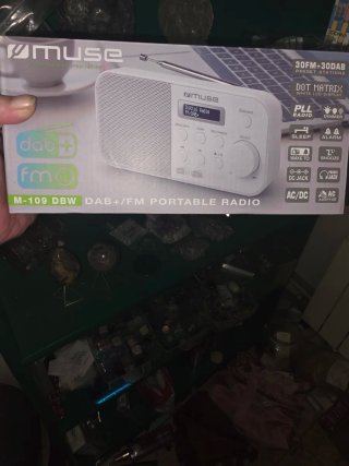 Radio Portátil Muse DAB+/FM Blanca
