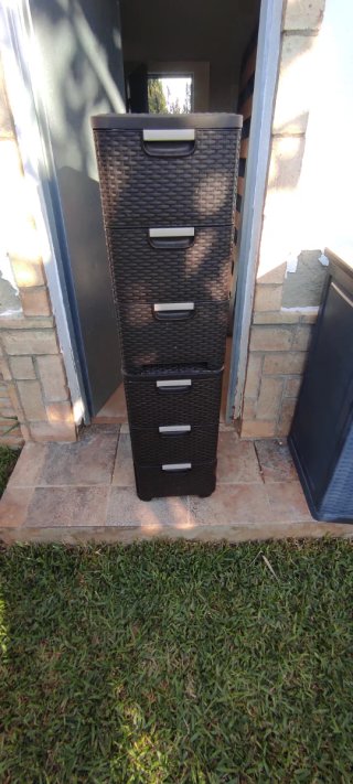 Cajoneras de plástico apilables (2 unidades)