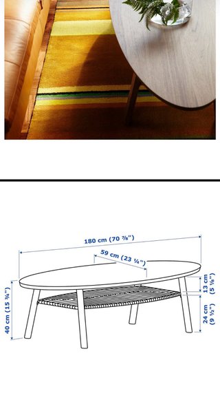Mesa de centro Stockholm Ikea