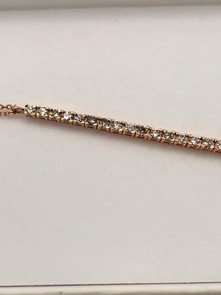 Pulsera Oro Rosa y Diamantes