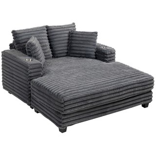 Chaiselongue 2 plazas grande sofá cama 134