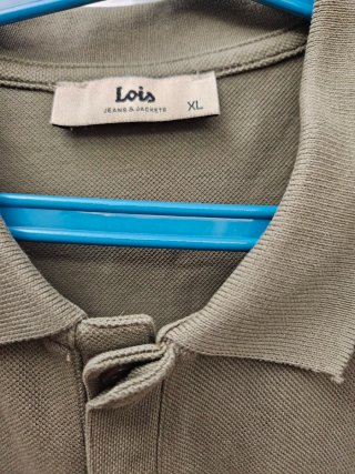 Polo Lois Verde y Marrón Talla XL