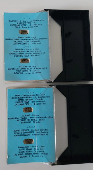 Musicassette Anni 80 - 4 Pezzi