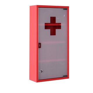 Armario médico con cerradura, botiquín con 4 estan