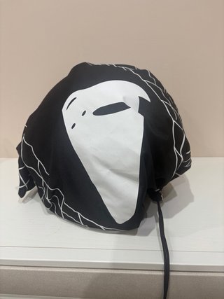 Casco CGM Rojo Blanco Cuero Marrón
