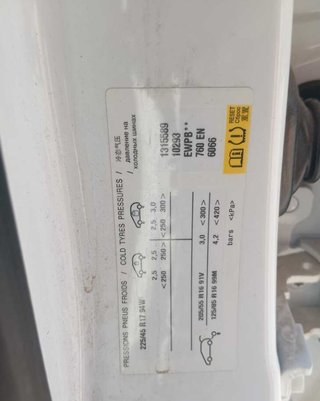Peugeot cinturón seguridad tras der 308 sw 466576