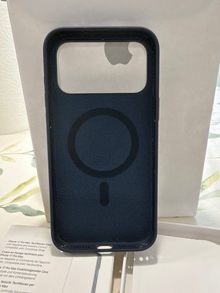 Custodia iPhone 15 Pro Max Tech (Blu) Testurizzata